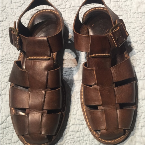 cole haan men's leather sandals